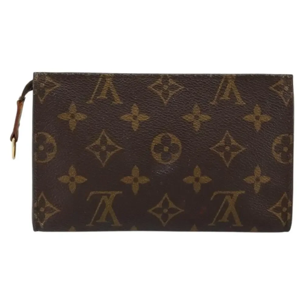 Louis Vuitton Monogram Bucket PM Accessory Pouch Brown